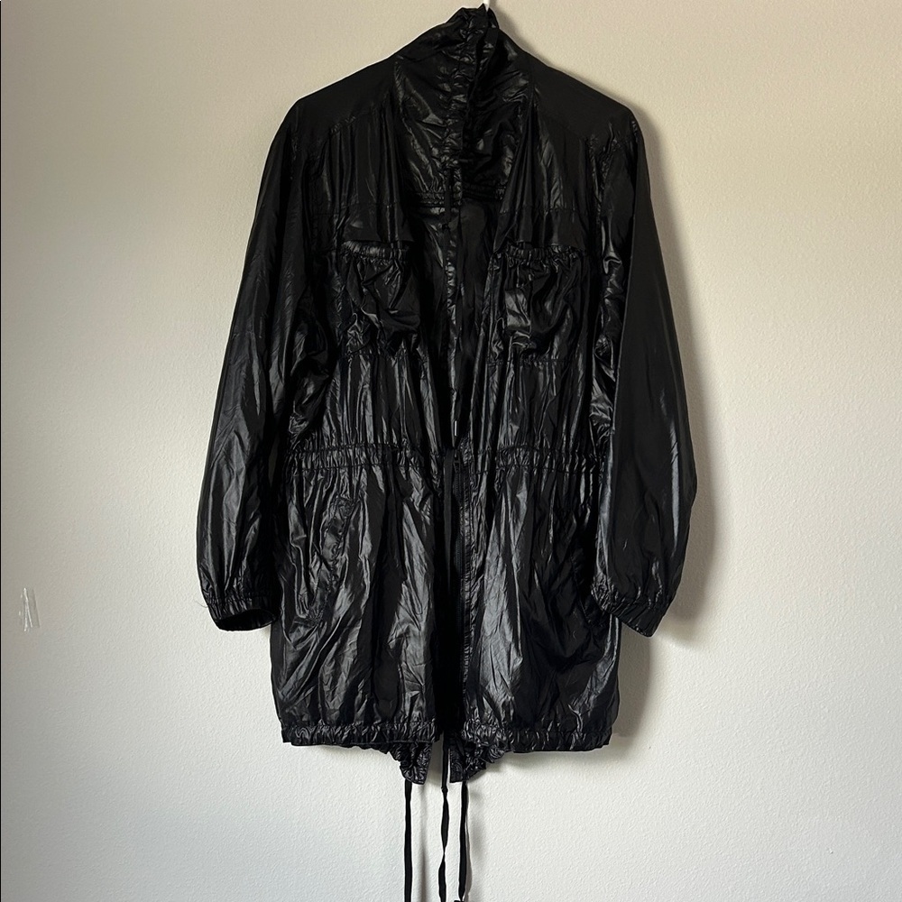 Blank NYC Shiny Black Utility Jacket